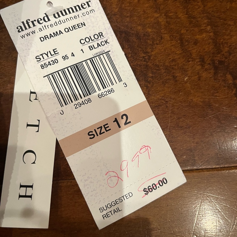 Alfred Dunner Black and White Blouse - Picture 3 of 6